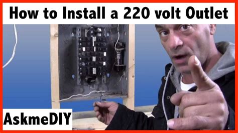 how to install a 220 junction box|220 volt outlet box.